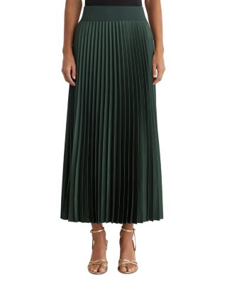 Seren Pleated Midi Skirt