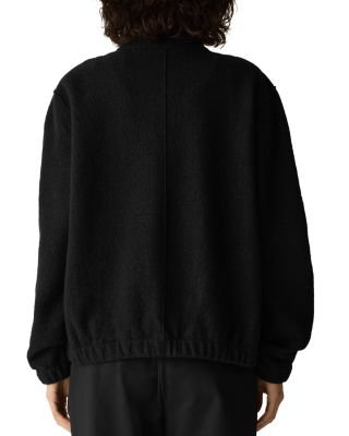Lightweight Boiled Wool Stand Collar Jacket - thumbnail 10