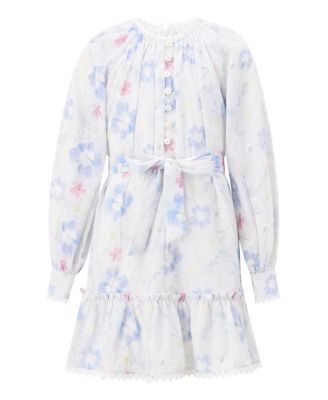  Girls' Deanna Sleeve Embroidered Mini Dress - Little Kid, Big Kid