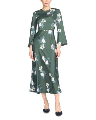 Tyra Printed Midi Dress