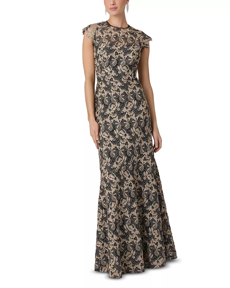 Shoshanna Raven Lace Maxi Dress