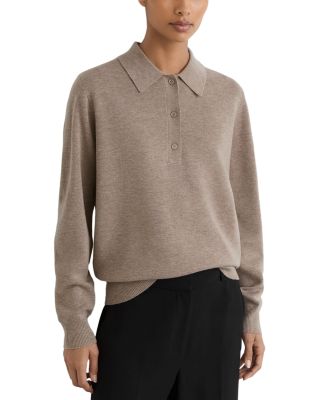 Brooke Merino Wool Polo Sweater