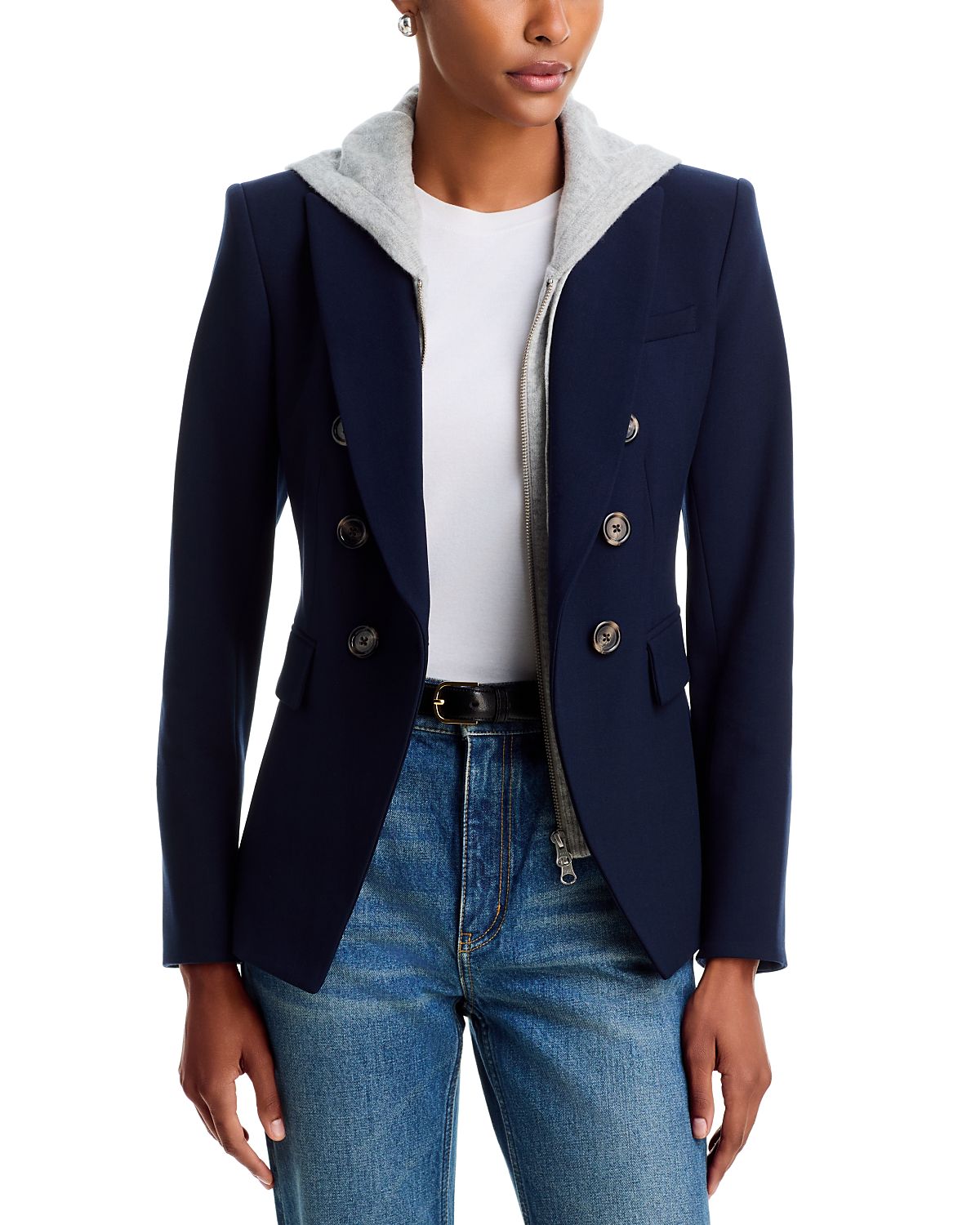 Veronica Beard Miller Dickey Jacket & Hoodie Dickey