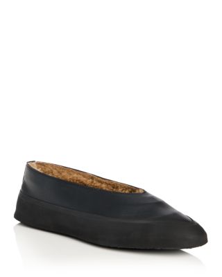 Women's Apres Ski Shearling Lined Ballet Flats