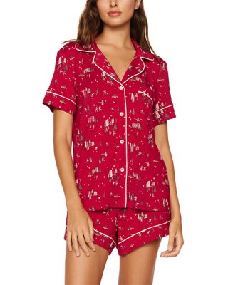 Gisele Printed Tencel™ Modal Stretch Relaxed Shorts Pajama Set