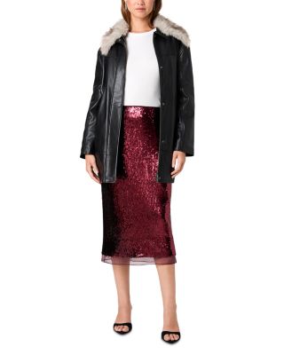Dessa Faux Leather Coat
