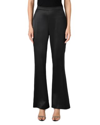 Maelys Flare Hem Satin Pants 
