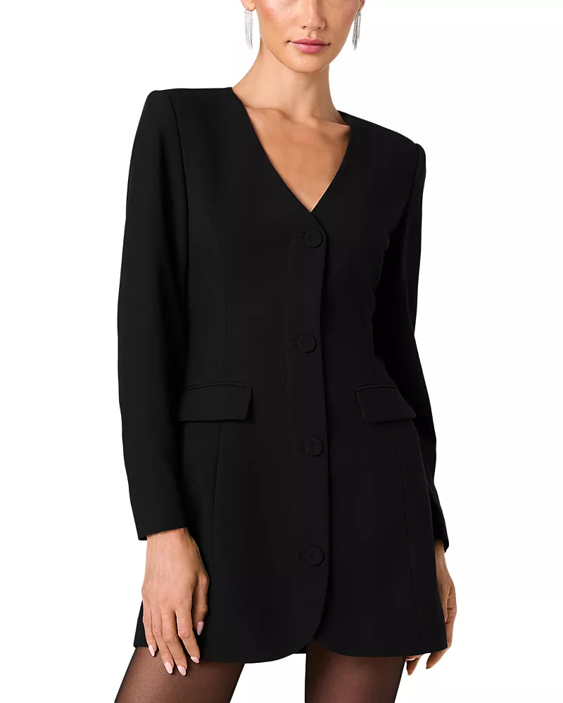 French Connection Azra Twill Cinched Blazer Dress