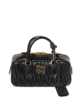 Miu Miu Arcadie Matelasse Nappa Leather Bag, 8.66 x 2.96