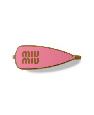 Miu Miu Enameled Metal Hair Clip