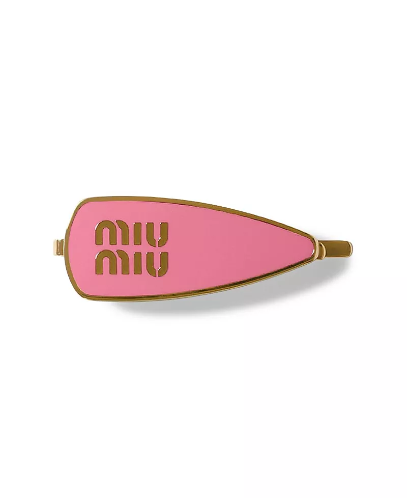 Miu Miu Enameled Metal Hair Clip