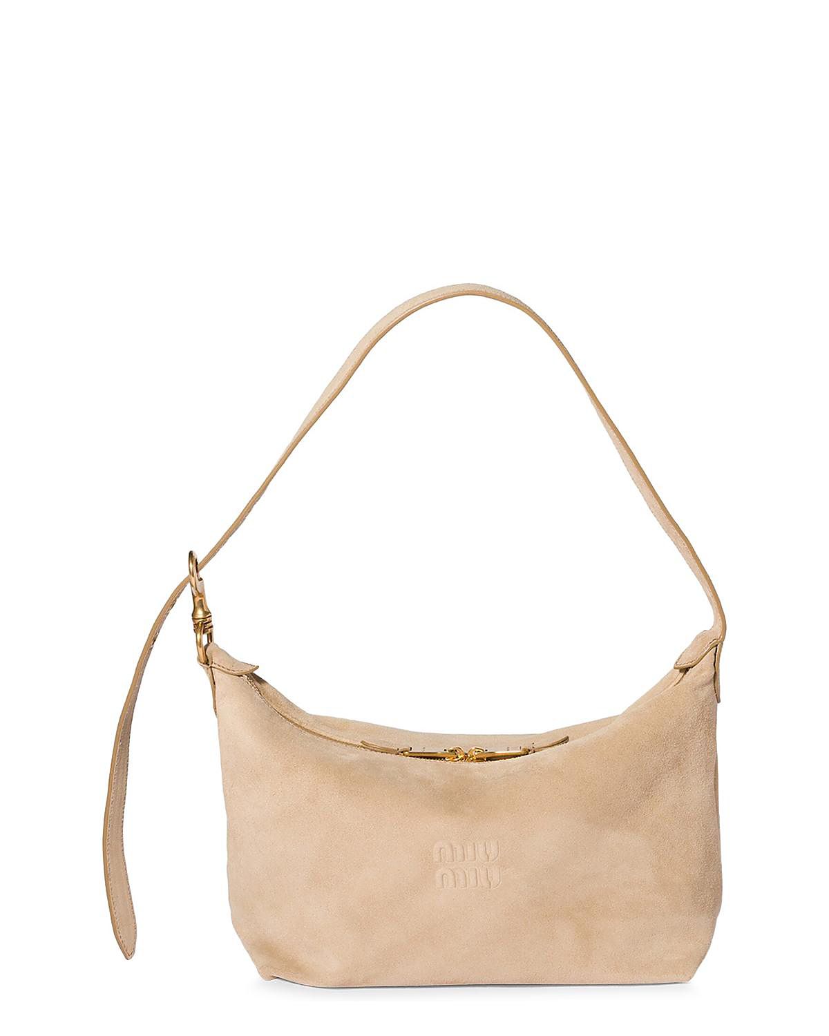 Miu Miu Spirit Suede Bag, 11.02 x 5.12
