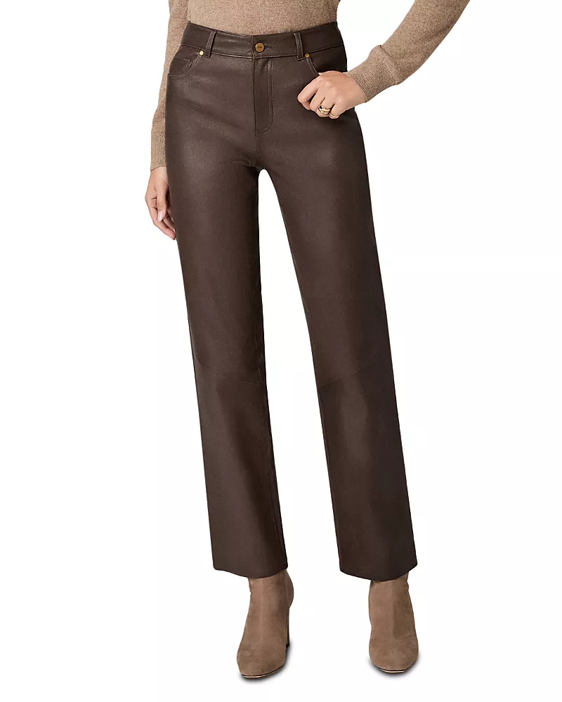 Paige Stevie Stretch Leather Pants