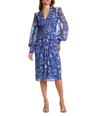  Kroe Floral Print Illusion Dress