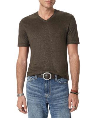 Varvatos Wooster Linen V Neck T-Shirt