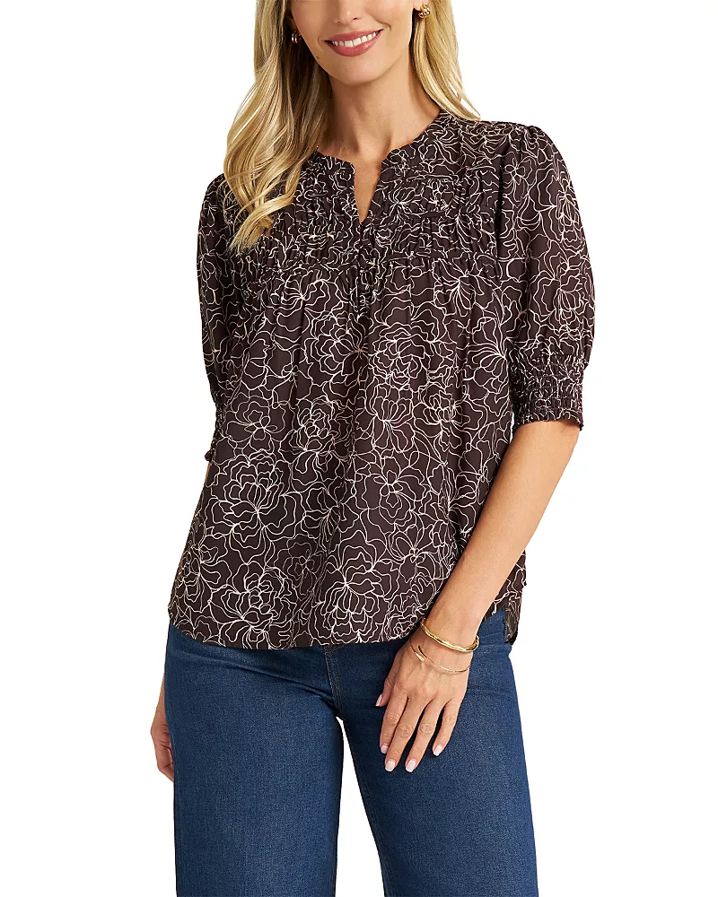 Matty M Tala Elbow Sleeve Top