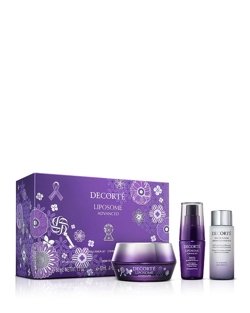 Decorte Liposome Advanced Repair Cream Purple Ribbon Gift Set