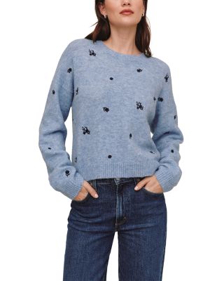 Embroidered Crewneck Sweater