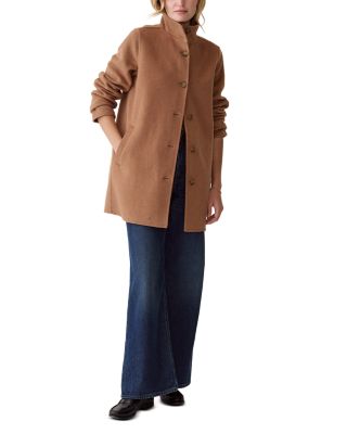 Stephanie Stand Collar Coat 