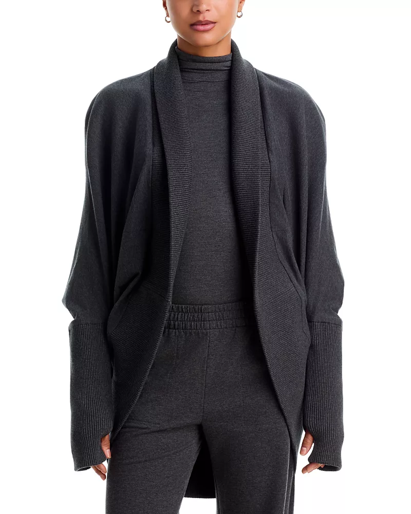 Norma Kamali Cocoon Shawl Collar Cardigan Jacket