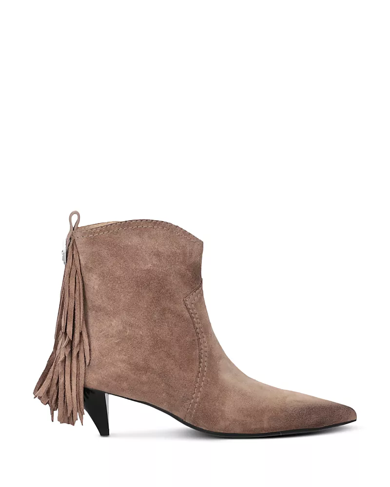 Pinko Women's Didi Fringed Leather Ankle Boots