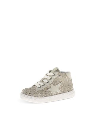 Girls' Pinn Glitter High Top Sneakers – Toddler, Little Kid