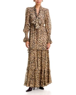 Dana Animal Print Maxi Dress