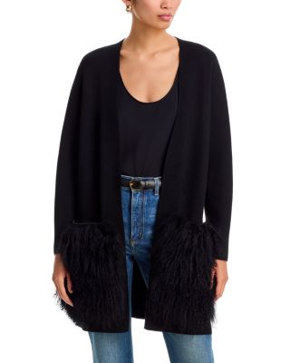 Cori Faux Fur Pocket Sweater