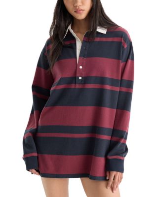 The Knit Rugby Cotton Mini Dress