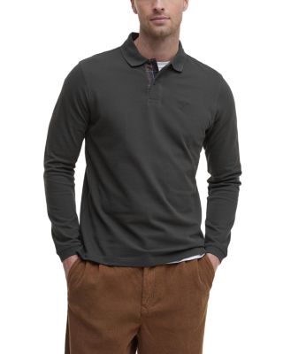 Essential Cotton Plaid Placket Polo Shirt