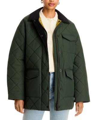 Terra Diamond Quilted Coat