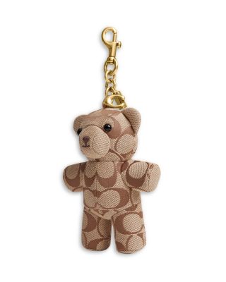 Bear Signature Jacquard Bag Charm