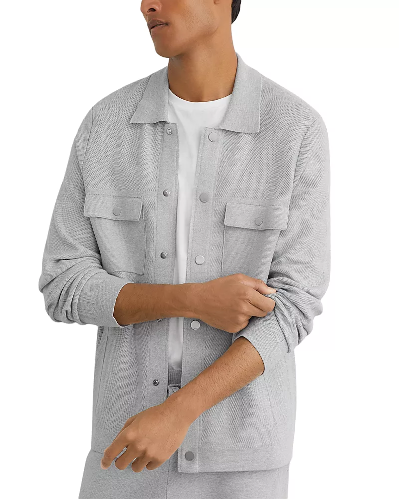 Reiss Plaistow Milano Knit Overshirt