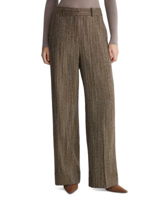 Inessa Textured Herringbone Trousers