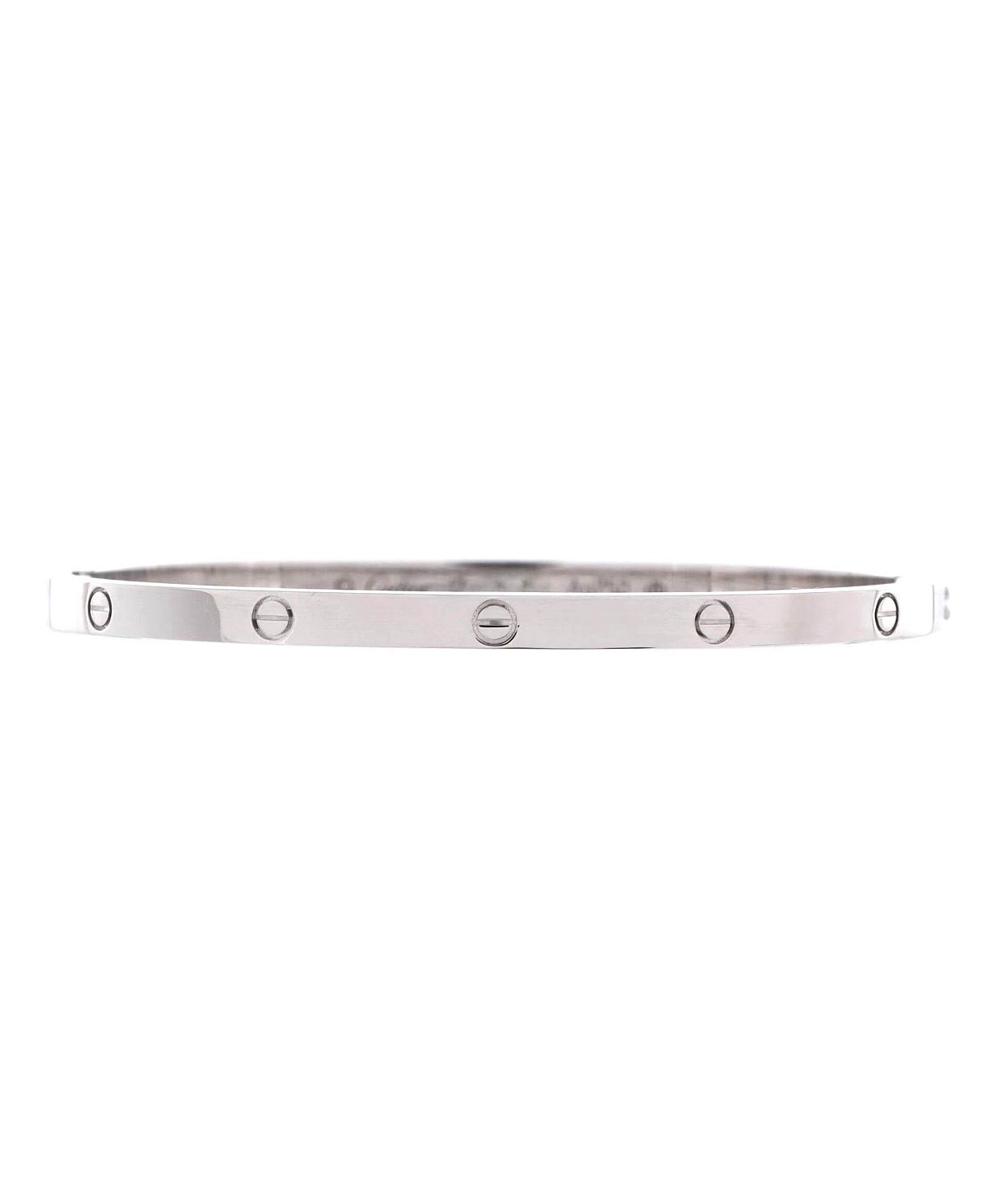 Pre-Owned Cartier Small Love Bracelet 18K White Gold