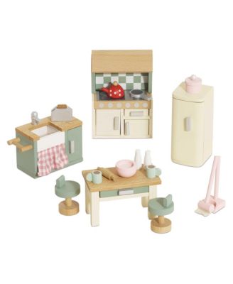 Wooden Dolls House Kitchen Furniture - 3+ Years