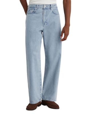 Bowie Cotton Loose Fit 31.5" Jeans in Light Blue