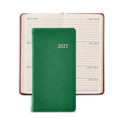 2027 Leather Pocket Datebook