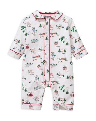 Unisex North Pole Chronicles Twill Cambridge Romper - Baby
