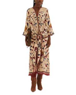 Mystical Paradise Long Sleeve Midi Dress