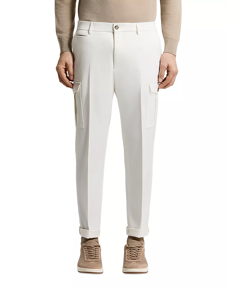 Peserico Cotton Stretch Gabardine Manopesca Handfeel Trousers