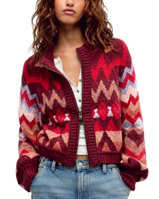 Sundazed Mock Neck Cardigan Sweater
