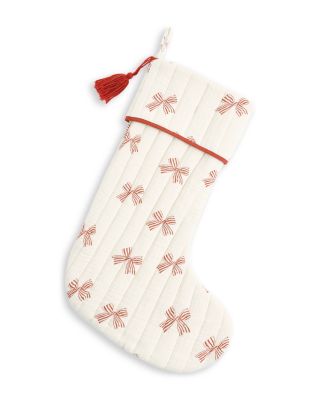 Peppermint Bows Christmas Stocking