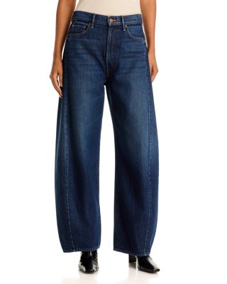 The Spoonful Nerdy High Rise Barrel Jeans in Fresh Squeezed