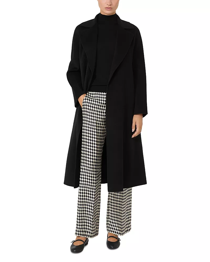Max Mara Studio Mstcles Wool, Silk & Cashmere Blend Robe Coat