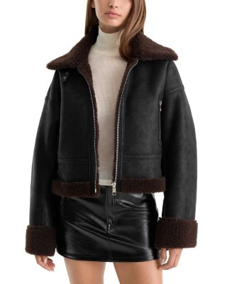 The Faux Shearling Aviator Jacket