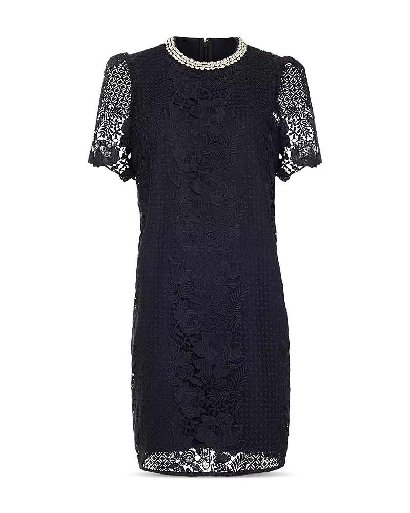 Phase Eight Eloise Embellished Lace Mini Dress