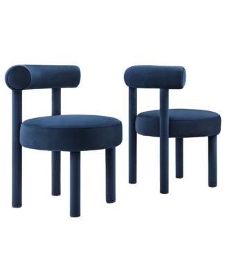  Toulouse Performance Velvet Dining Chair, Set of 2