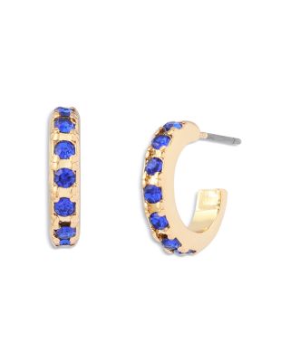 Signature Stone Huggie Hoop Earrings
