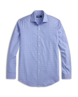 Classic Fit Checked Poplin Shirt